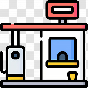 Gas Station - Gas Station Icon Transparent PNG