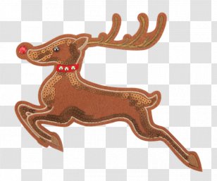 Reindeer Dog Animal Gingerbread Man - Deer Transparent PNG