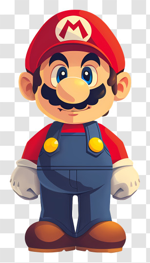 Cartoon Character - Cartoon Character In Red Hat Transparent PNG