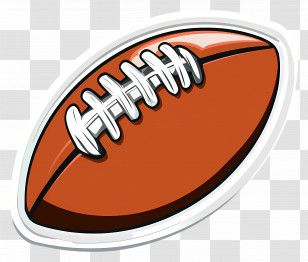 Super Bowl - Classic Football Illustration Transparent PNG