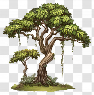 Jungle Tree - Forest Trees Nature Transparent PNG