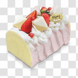 Ice Cream Sundae Cheesecake Cube - Whipped Transparent PNG