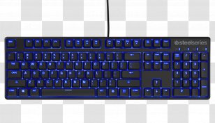 Computer Keyboard Amazon.com Gaming Keypad SteelSeries Gamer - Laptop Part Transparent PNG