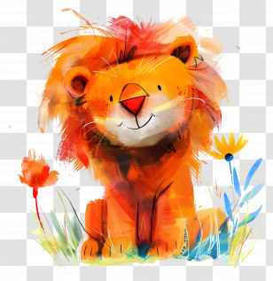 Lion - Lion Cub Illustration Transparent PNG