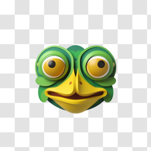 Frog - Green Cartoon Frog Character Transparent PNG