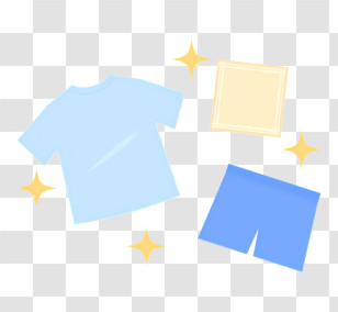 Icon - Clean Clothes With Sparkles Transparent PNG