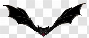 Bat Clip Art - Silhouette - Creepy Picture Transparent PNG