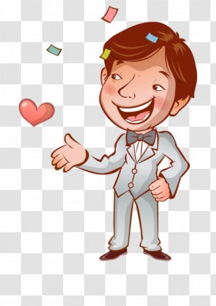 Marriage Engagement Convite - Heart - Happy Groom Transparent PNG