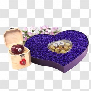 Chocolate Ice Cream Ferrero Rocher Beach Rose Cake - Blue And Transparent PNG