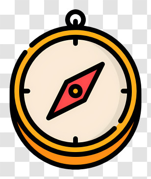 Compass Logo - Classic Compass For Navigation Transparent PNG