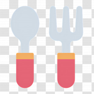 Fork Spoon - Spoon And Fork Illustration Transparent PNG