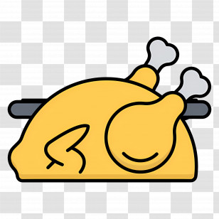 Chicken Food - Cartoon Chicken Illustration Transparent PNG