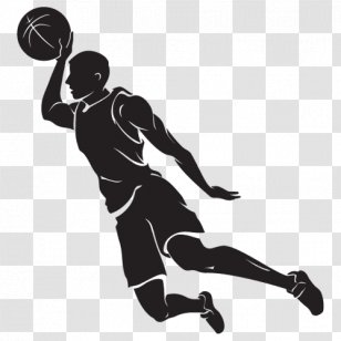 Slam Dunk Basketball Player Silhouette Sport - Joint - Michael Jordan ...