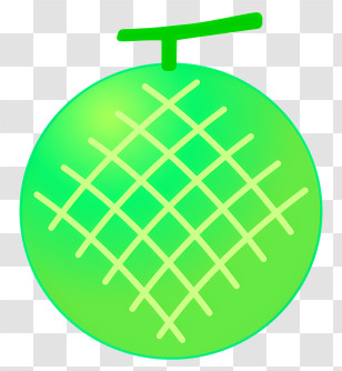Food - Green Melon Fruit Transparent PNG