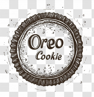 National Oreo Cookie Day - Oreo Cookie Sketch Transparent PNG