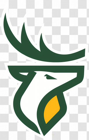 Edmonton Elks Logo - Green Deer Logo Design Transparent PNG
