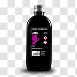 Grog Ink Marker Pen Paint Bottle - Invisible Transparent PNG