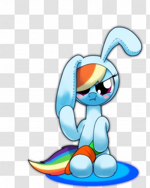Rainbow Dash Pony DeviantArt Fluttershy - Animal Figure - BUNNY RAINBOW Transparent PNG