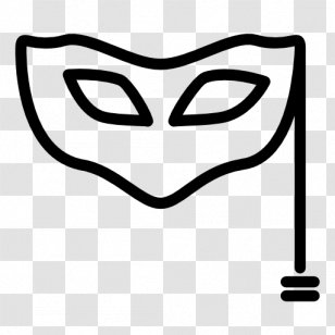 Party Mask - Mango Vector Transparent PNG