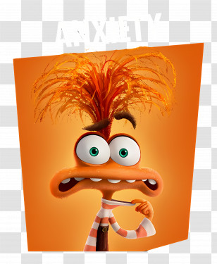 Inside Out 2 - Anxiety Character From Inside Out Transparent PNG