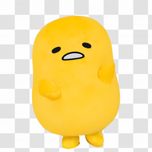 Gudetama - Cute Yellow Blob Cartoon Character Transparent PNG