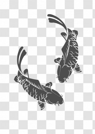 Stencil Painting Wall Decal Mural - Pisces Decorative Pattern Buckle Free Transparent PNG