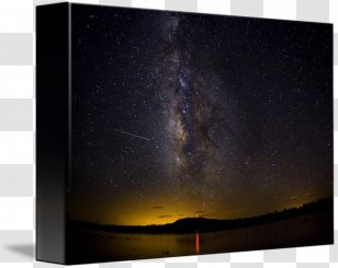 Flagstaff Astronomical Object Gallery Wrap Lake Mary Road Canvas - Milky Way Transparent PNG