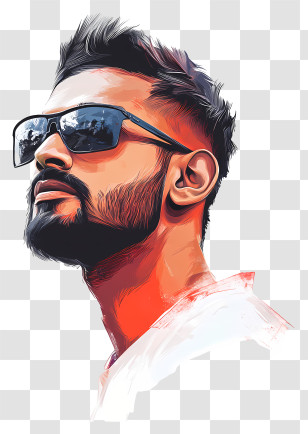 Kl Rahul - Stylish Man With Sunglasses Transparent PNG
