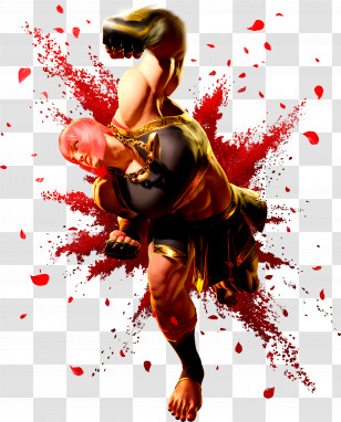 Marisa - Fighter With Red Hair In Action Transparent PNG