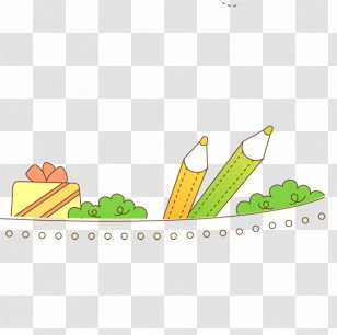 Pencil School - Korean - Cartoon Transparent PNG
