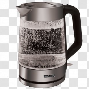KitchenAid 1.7l Electric Kettle With LED Display Coffeemaker Jug - Glass Transparent PNG