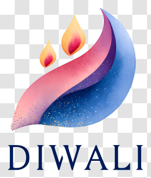 Diwali Logo - Diwali Festival Flame Logo Transparent PNG