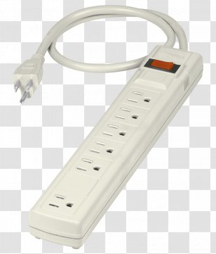 Power Converters Strips & Surge Suppressors Electrical Switches AC Plugs And Sockets Wires Cable - Computer Component - Lighting Transparent PNG
