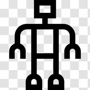 Robot Android Clip Art - Logo - Science Fiction Fonts Transparent PNG