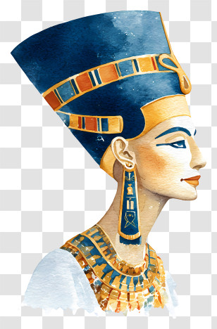 Egyptian Queen - Profile Of Egyptian Queen Transparent PNG