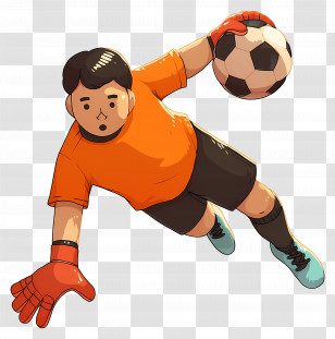 Asian Football Player - Soccer Player In Action Transparent PNG