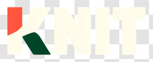 Knit Logo - Minimal Knit Text Logo Transparent PNG