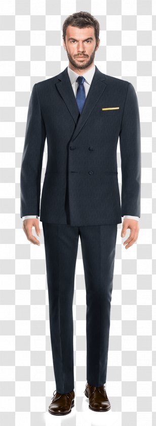 Suit JoS. A. Bank Clothiers Blue Tailor Slim-fit Pants - White Collar Worker Transparent PNG