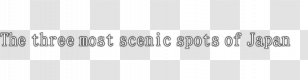 Logo Brand Line Font - Black - Scenic Spot Transparent PNG
