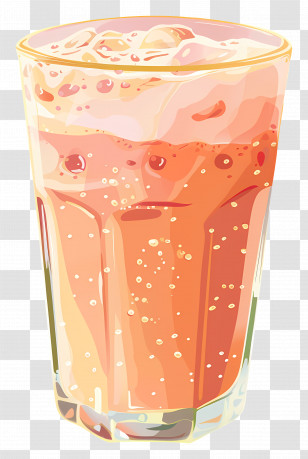 Cold Brew - Refreshing Orange Drink In A Glass Transparent PNG