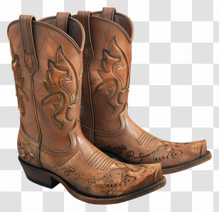Cowgirl Boots - Stylish Cowboy Boot Transparent PNG