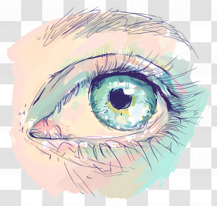 Eye - Artistic Drawing Of An Eye Transparent PNG