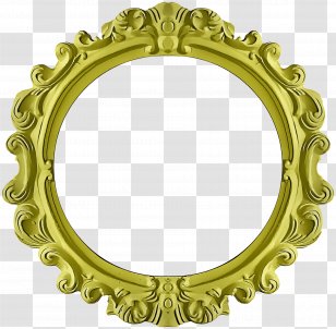 Black Background Frame - Mirror - Rectangle Metal Transparent PNG