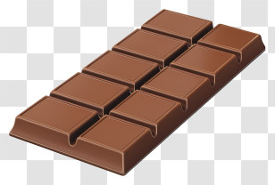 Chocolate Bar - Milk Chocolate Bar Segment Transparent PNG