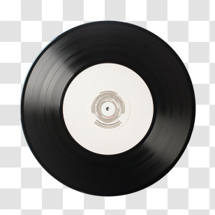 National Vinyl Record Day - Retro Black Vinyl Record Transparent PNG