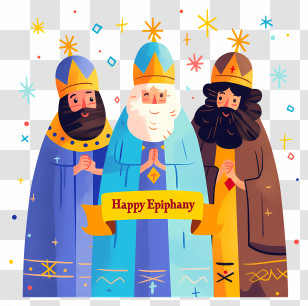 Happy Epiphany - Three Wise Men For Epiphany Transparent PNG