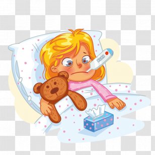 Clip Art Vector Graphics Stock Illustration Common Cold Photography - Hospital Bed Transparent PNG