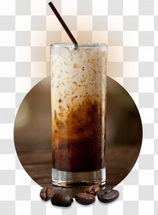 Iced Coffee Cocktail Cafe Fizzy Drinks - Flavor Transparent PNG