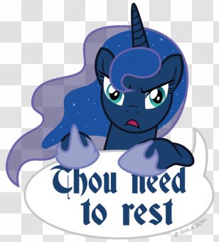 Princess Luna Rarity Twilight Sparkle Pony Sleep - Bed - Go To Transparent PNG