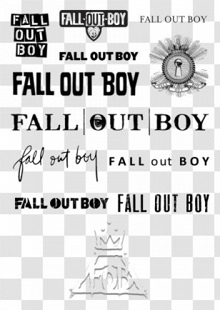 Fall Out Boy Logo Emo Save Rock And Roll Design - Silhouette - Brendon Urie Panic At The Disco Transparent PNG